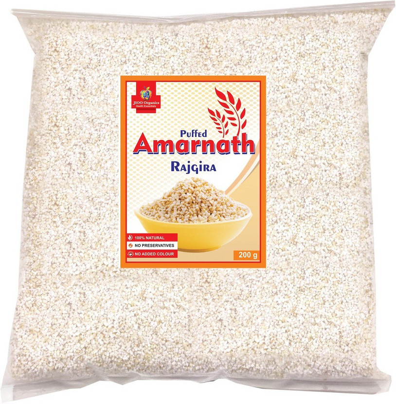 Jioo Organics Rajgira Flour/ Amaranth Flour, (Atta) 200 G(0.2 kg)