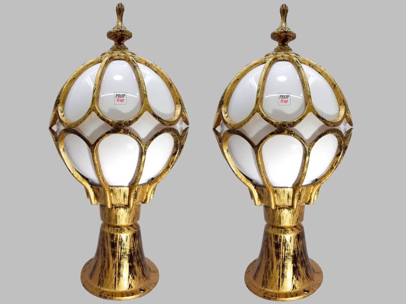 Prop It Up Traditional Outdoor Gate Lights Cast Aluminium Unbreakable