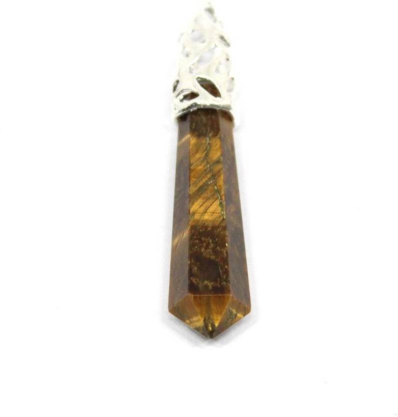 Talk To Crystals Yellow Tiger Eye Stone Carved Cap Shape Pencil Pendant For Unisex Crystal Pendant Price In India Buy Talk To Crystals Yellow Tiger Eye Stone Carved Cap Shape Pencil