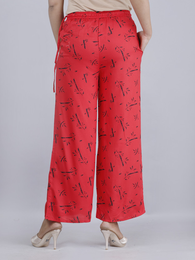 gafa Regular Fit Printed Rayon Palazzo 