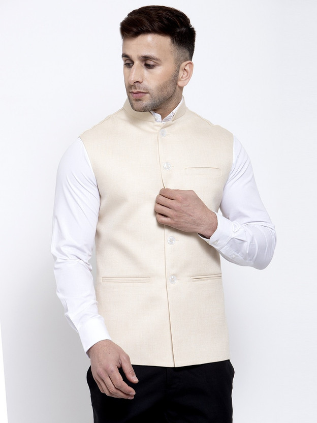 Badoliya & Sons Sleeveless Solid Men Jacket