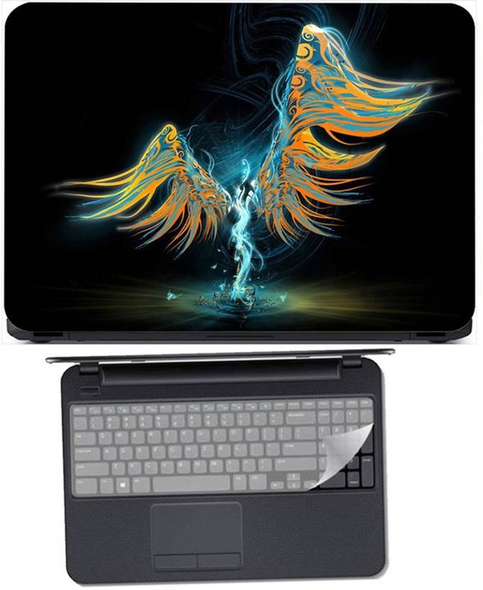 splendid STICKER 2 IN 1 LAPTOP PRINTED STICKER PACK WITH KEY GUARD FOR