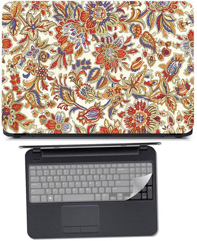 splendid STICKER 2 IN 1 LAPTOP PRINTED STICKER PACK WITH KEY GUARD FOR