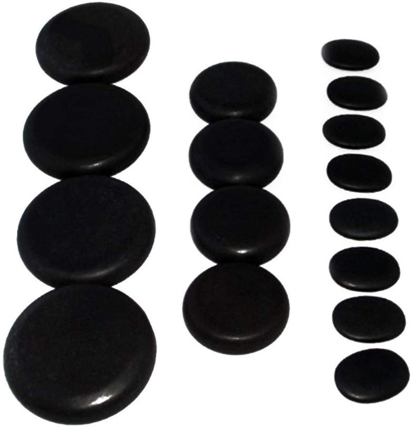 KANHA KANHA HANDICRAFT natural black stone (m43) hot and cold massager tool for body and back massage Massager(Black) - Flipkart Deal