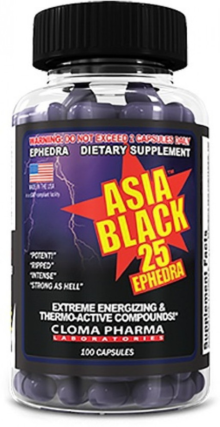 cloma pharma ASIA BLACK 25 FAT BURNER(100 No)