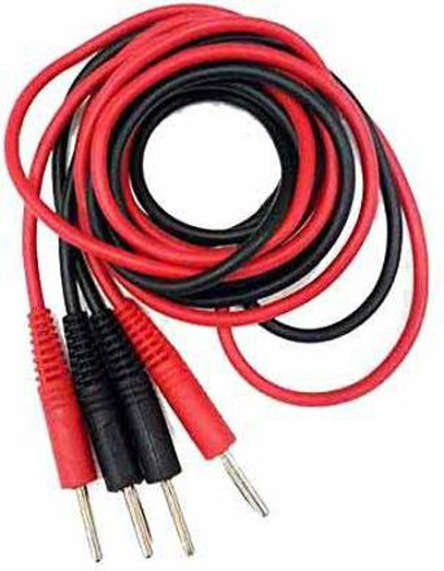 Indian Indian Medical Instruments IFT Leads for Physiotherapy Machine ( Pack of 4) Accessories Equipment Accessories Electrotherapy Device(Physiotherapy Equipment Electrotherapy Device(IMI0022)) - Flipkart Deal