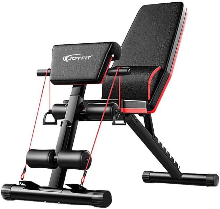 Joyfit Benchpress with Priest Pad for Full Body Fitness Workouts - 7 Levels Adjustable Multipurpose Fitness Bench