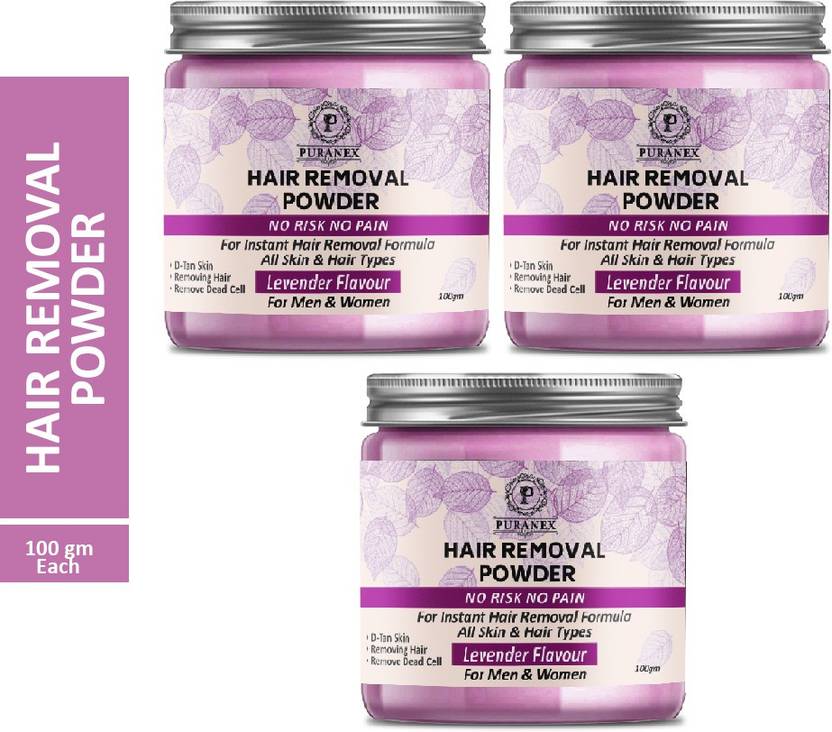 puranex Hair Removal Powder (Levender Fragrance) For Underarms, Hand