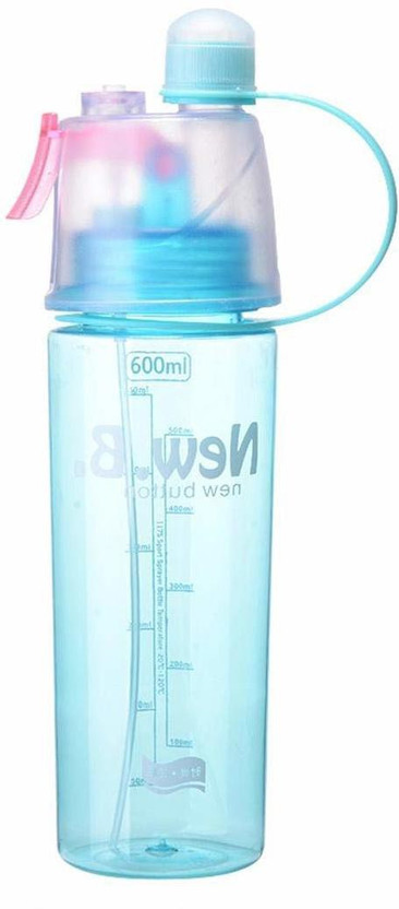 Mobile Addaa Spray Water Bottle-12 600 ml PET Bottle(Pack of 1, Blue)