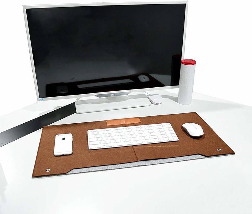 DawnRays 63x33cm Leather Desktop Mats for Keyboard and Mouse Pad, Large