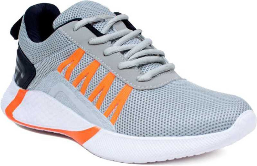 Saimon sports shoe 516 Grey Orange 