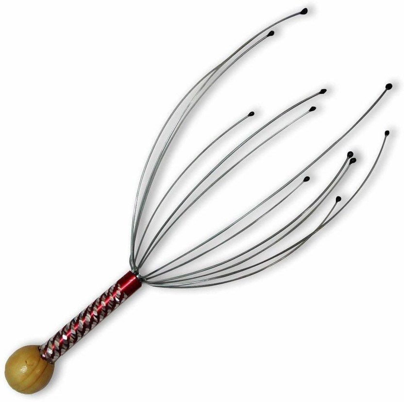 BKENTERPRISE7 BKENTERPRISE7 HMS - 189 Manual Head Massage Hand Held Scalp Oil Massager Pain Relief And Hair Growth , Head Massager Neck Massage Octopus Scalp Stress Relax Spa Therapy Dealing (pack of 1) Massager(Black) - Flipkart Deal