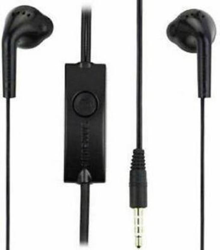 SAMSUNG 100 Original EHS61ASFWE Black Wired With Mic Wired Headset