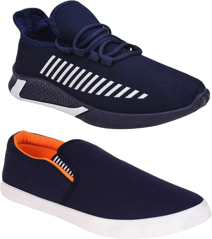 3SIX5 Combo Pack of 2 Shoes Running 
