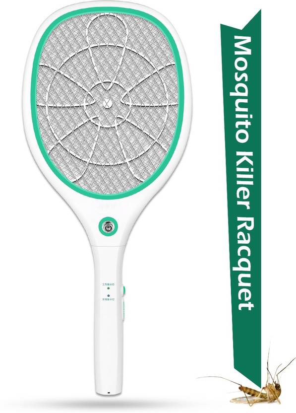 Rocklight High Range Mosquito Racket/Bat with Torch with Wire Charging