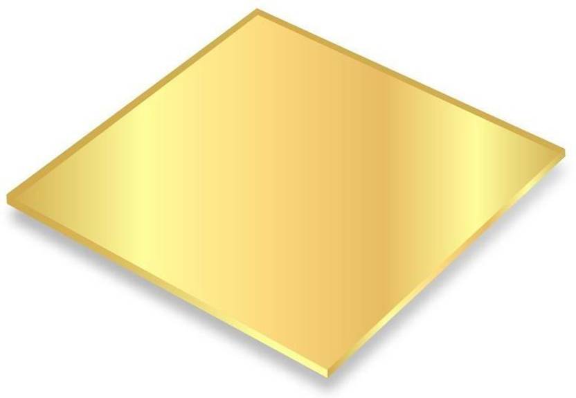 laser cut studio Acrylic Sheet 3MM Golden ( 12X12 inch ) 12 inch
