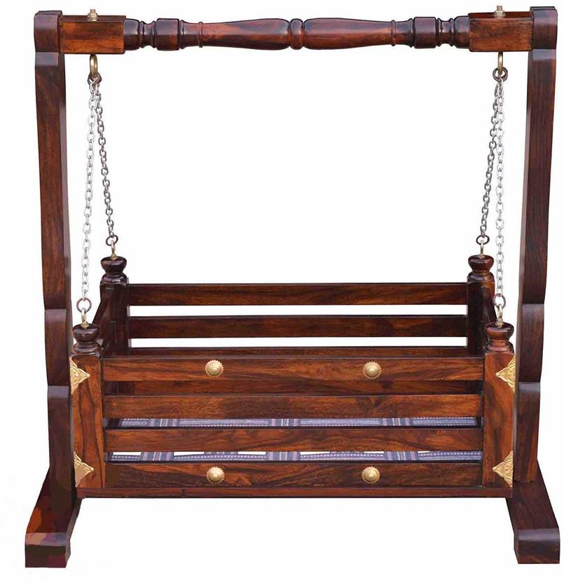 Woodware Wooden Cradle Sheesham Wood Cradle Cradle Palna Wooden