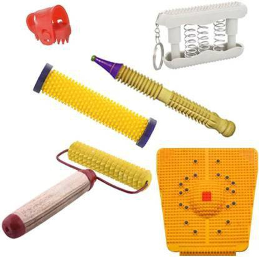 AcuHealth AH58 Acupressure Massager Tools Combo Kit Massager(Multicolor)