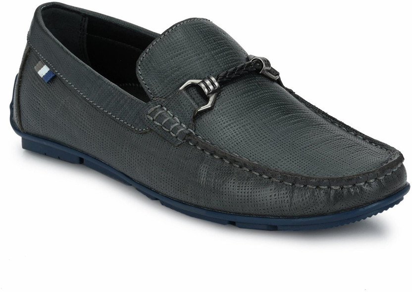 Hitz Blue Casual Moccasin Shoe For Men 