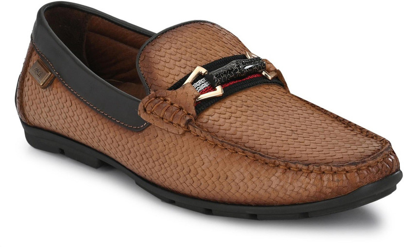 Hitz Tan Casual Moccasin Shoe For Men 