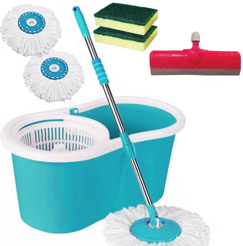 VMOP Classic Magic Dry Bucket Spin Clean Mop 360 Degree Self Dry