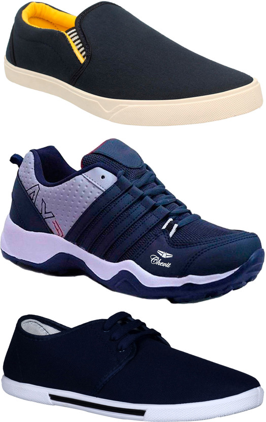 Chevit Combo Pack of 3 Casual Slip On 