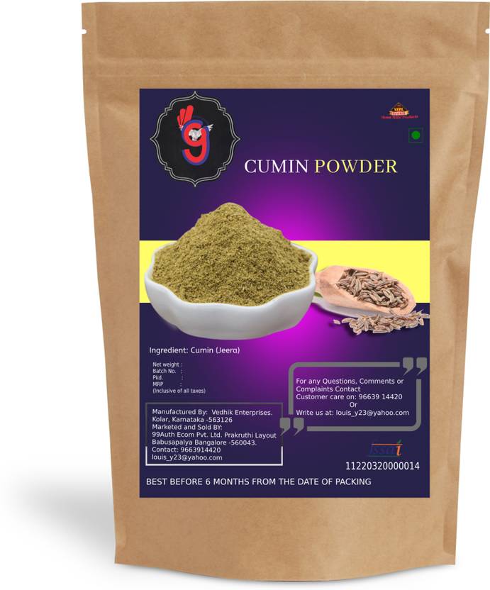 99Auth 750g Original Pure No Preservative Cumin Powder Price in India Buy 99Auth 750g Original