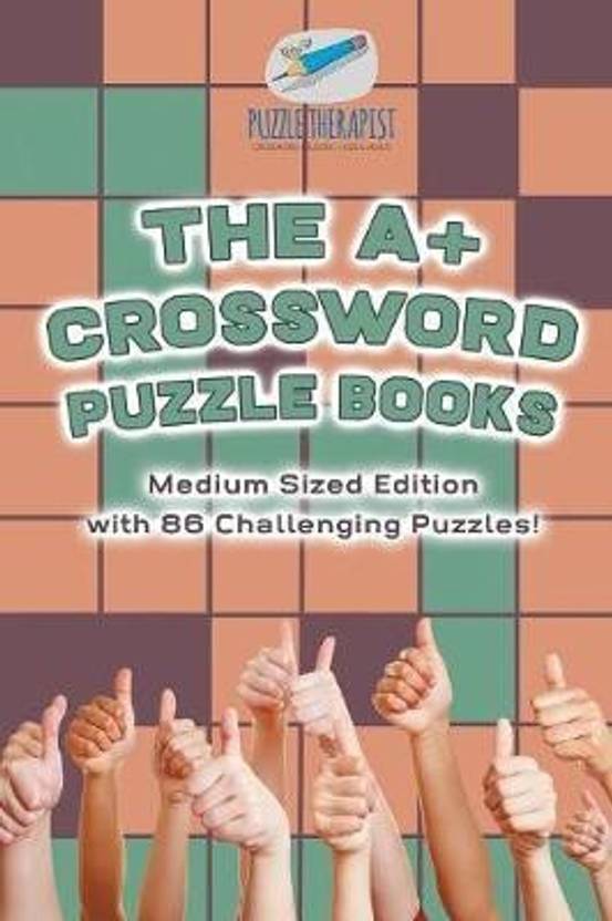 The A+ Crossword Puzzle Books Medium Sized Edition with 86