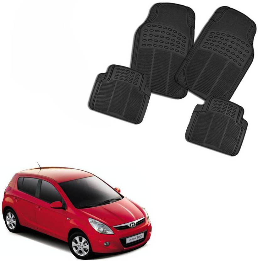 NIKROKZ Rubber, PVC Standard Mat For Hyundai i20 Price in India Buy
