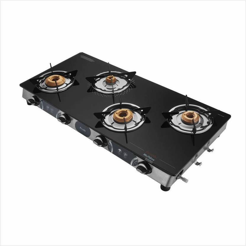 Preethi JumboMaxx 4Burner Glass Manual Gas Stove Price in India Buy