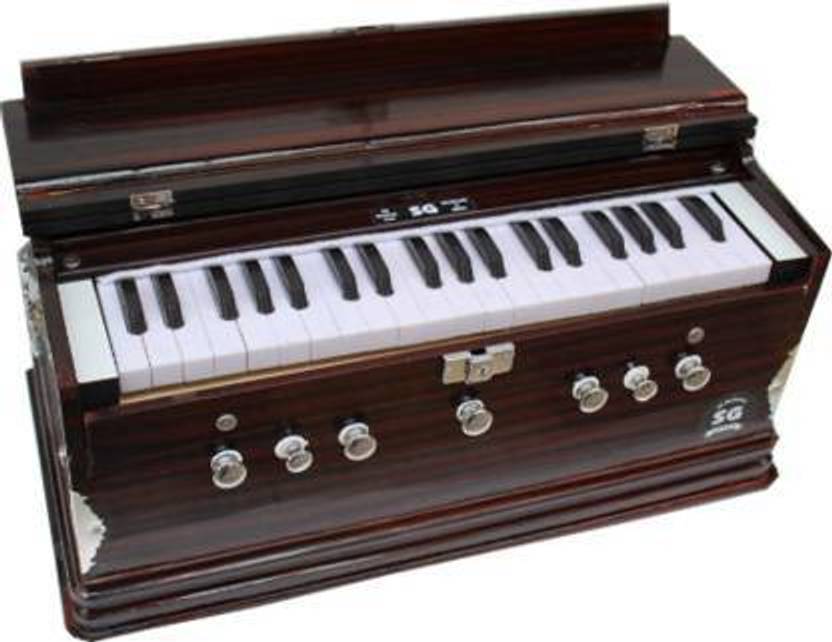 HS 7 Stopper 39 Keys Harmonium Octave Harmonium 3.4 Octave Hand Pumped Harmonium Price
