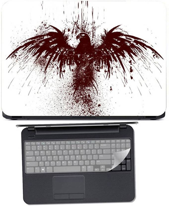 splendid STICKER 2 IN 1 LAPTOP PRINTED STICKER PACK WITH KEY GUARD, FOR