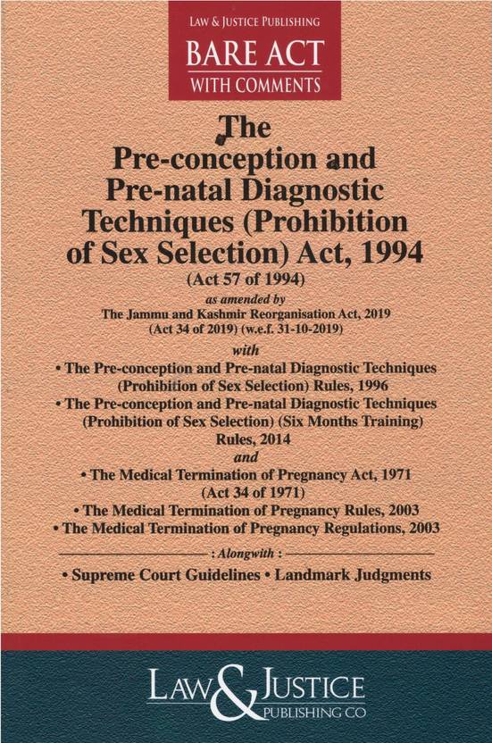 PNDT Act,1994 And Medical Termination Of Pregnancy Act,1971 Buy PNDT