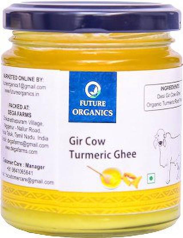 Future Organics Gir Cow Turmeric Ghee Ghee 175 ml Glass Bottle Price in