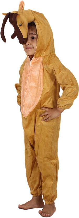 Madhulika Deer animal fancy dress costume for School Annual function/Theme  Parties/Fancy Dress Competition/Stage Shows for Kids (4-6 years) Shoulder  to Bottom Length 36 inch. Kids Costume Wear Price in India - Buy