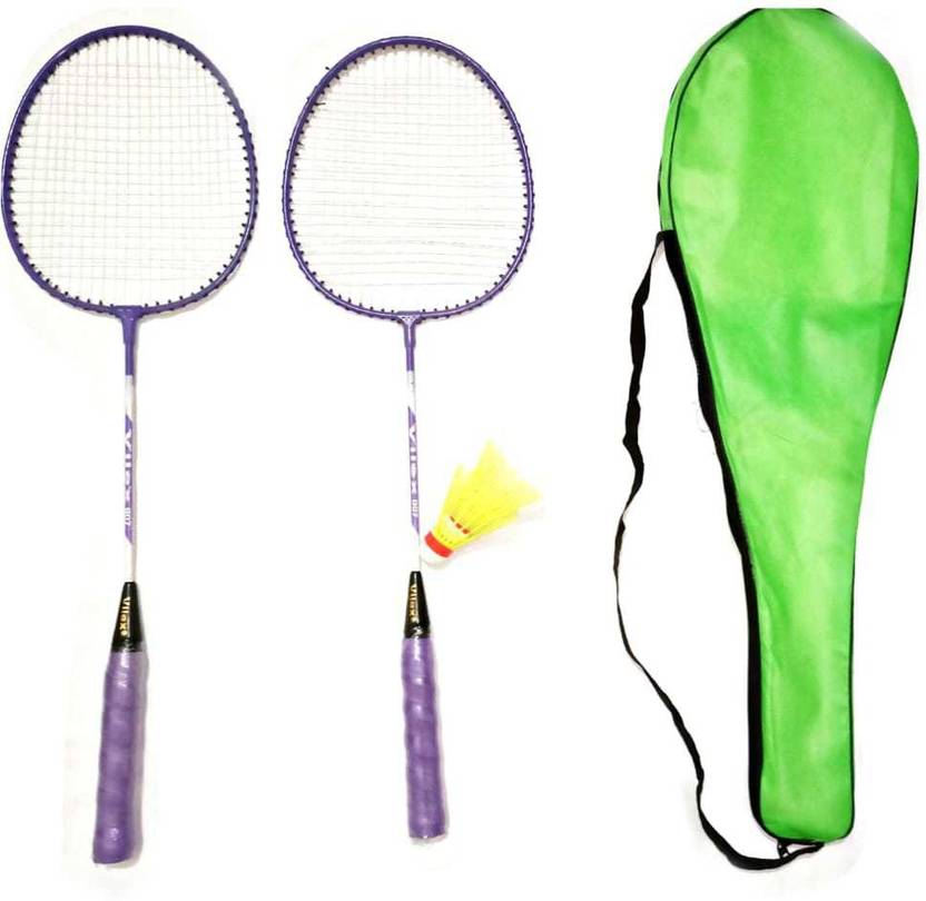 AT COLLECTION SINGLE SHAFT BADMINTON PAIR WITH TWO SHUTTLE COCK