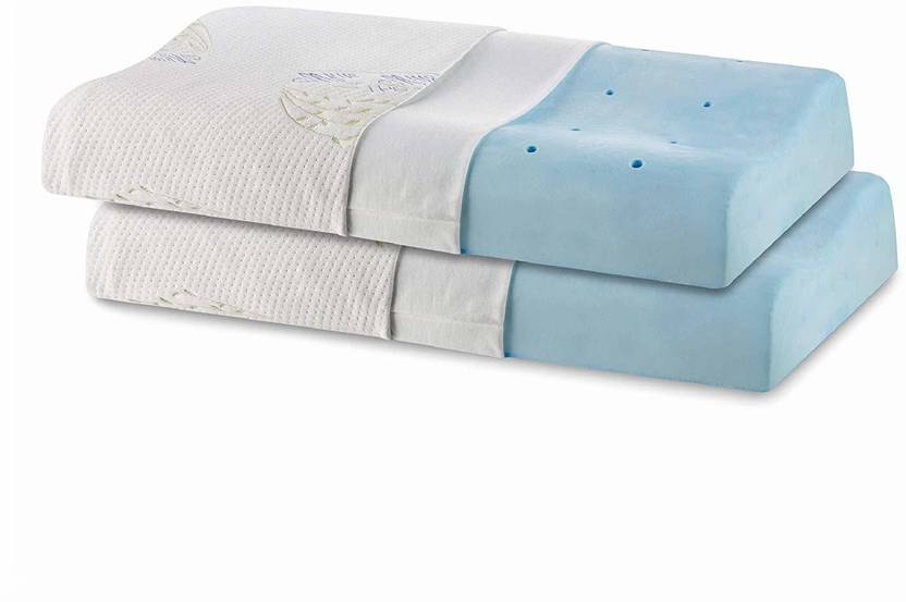 The White Willow King Size Cervical Contour Cooling Gel, Memory Foam