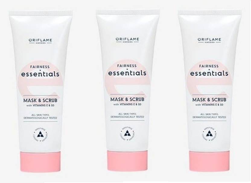 Oriflame Sweden Essential Fairness Face Mask and Scrub with Vitamin E
