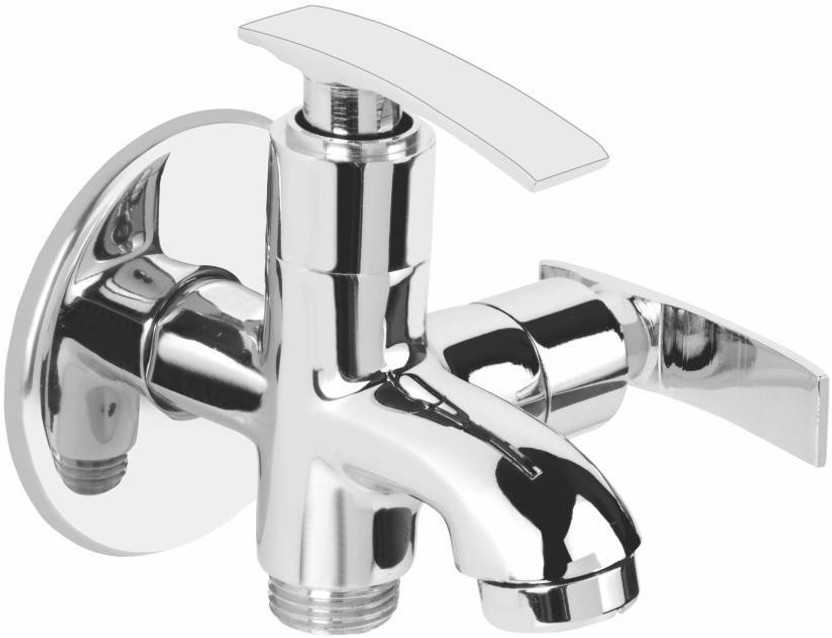 Airline Angle Cock/Tap Brass Metal, Chrome Platting Luxurious Aggle Cock With Foam Flow for Kitchen/Bathroom Angle Cock Faucet(Wall Mount Installation Type)