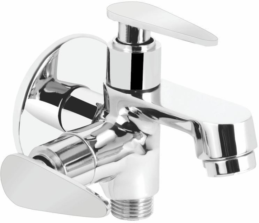 Airline Angle Cock Chrome Platting Luxurious Angle Cock/Tap for Bathroom, Kitchen Bib Tap with Foam Flow Angle Cock Faucet(Wall Mount Installation Type)