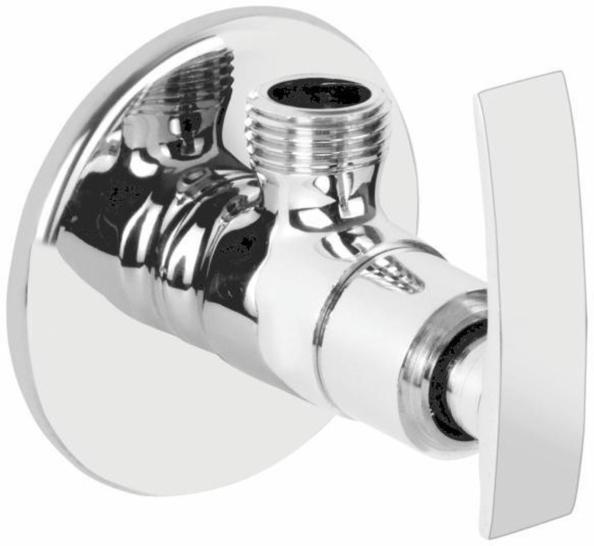 Airline Angle Cock with Foam Flow Brass Metal With Chrome Platting Luxurious for Kitchen/Bathroom Angle Cock Faucet(Wall Mount Installation Type)