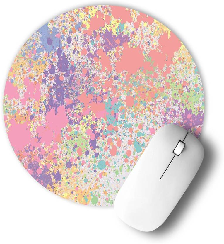 infinity interiors Printed Designer Anti Skid Round Gaming Foldable