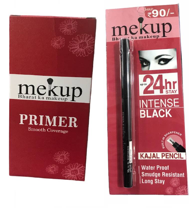 Mekup SMOOTH COVERAGE MAKEUP PRIMER & Waterproof And Smudge proof Eye