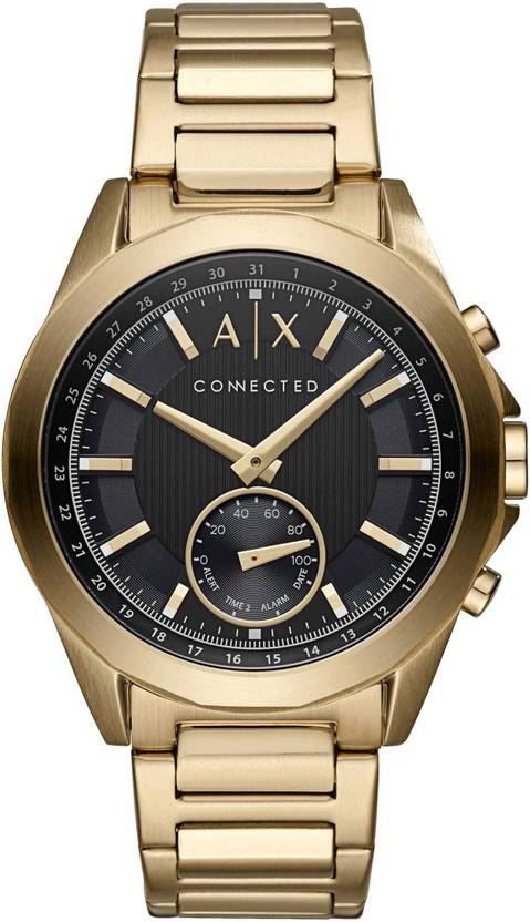 Armani exchange gold smartwatch clearance