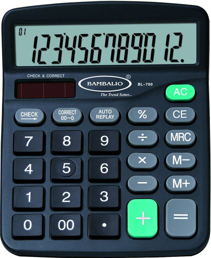 BAMBALIO BL700 3 Years Warranty Basic Calculator Basic