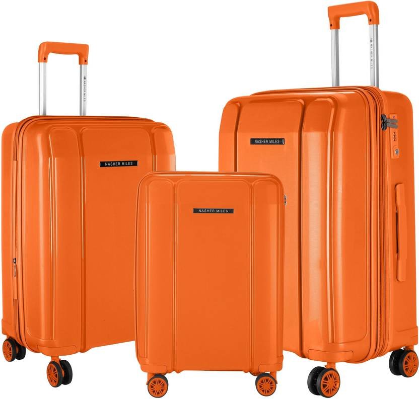 NASHER MILES Tokyo Expander HardSide Polypropylene Luggage Set of 3