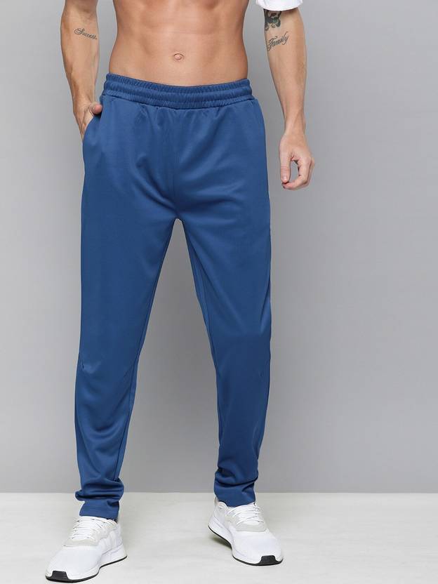 HRX by Hrithik Roshan Solid Men Blue Track Pants Buy HRX by Hrithik