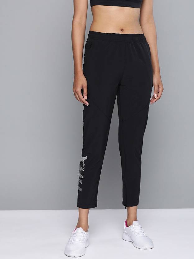 HRX by Hrithik Roshan Solid Women Black Track Pants Buy HRX by