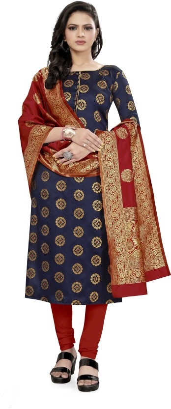 flipkart silk churidar materials