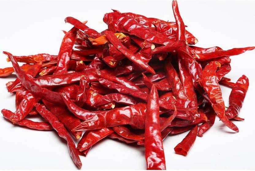 SHIRISH MASALA Dry Red Chilli (Stemless ) (sortex Clean )1KG/Red